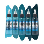 Opaque Blue 5 Pack - Fusion Tattoo Ink
