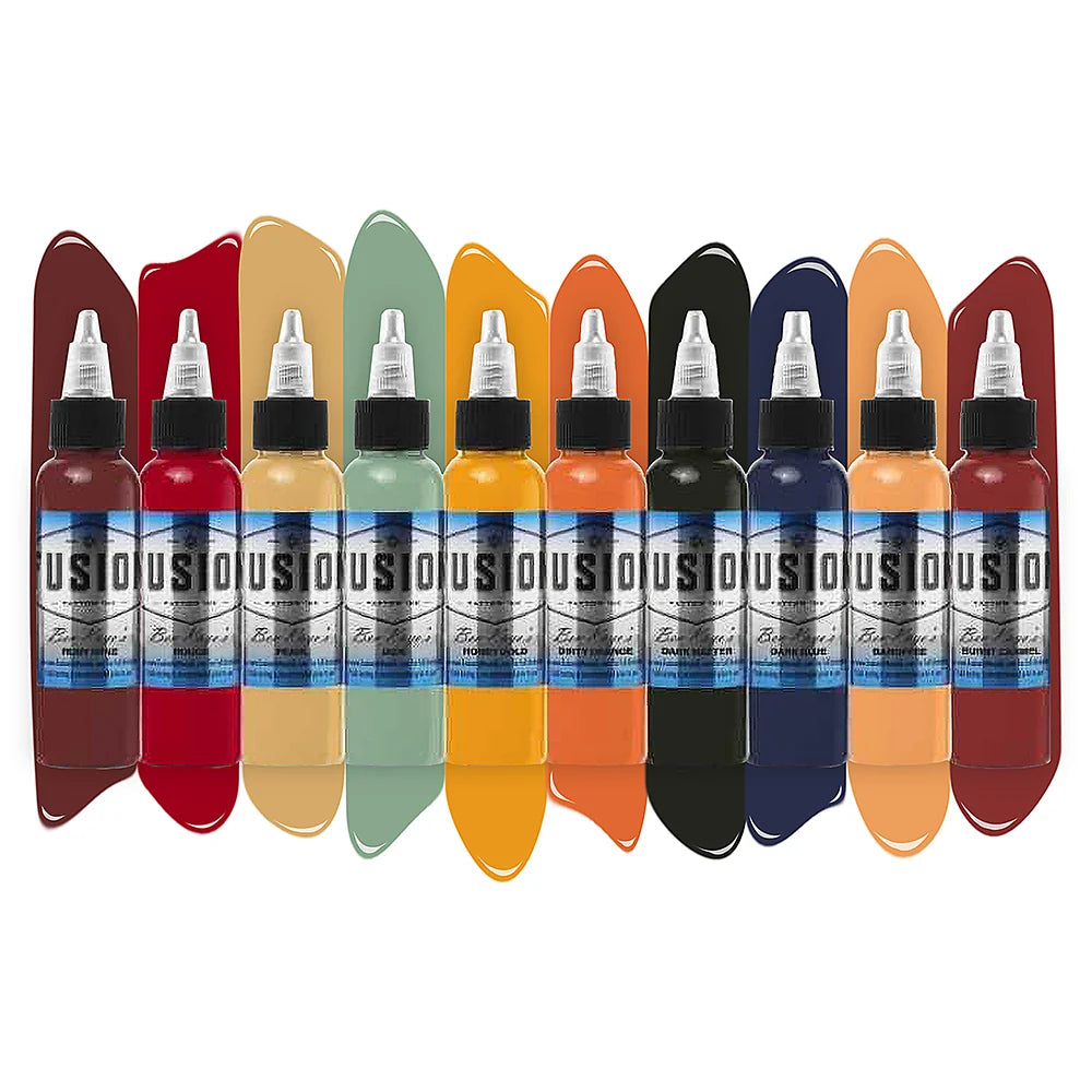 Ben Kaye 10-Color Palette Signature Set - Fusion Tattoo Ink