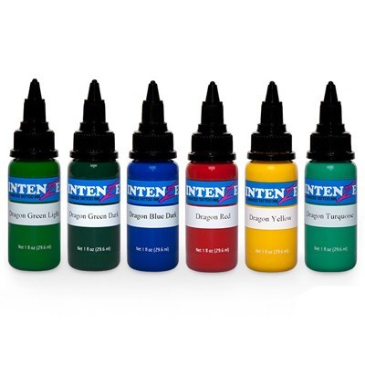 Dragon Color Set - Intenze Tattoo Ink