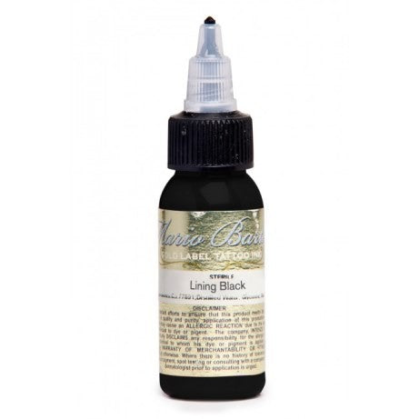 Lining Black Sterile - Intenze Tattoo Ink - Mario Barth Gold Label