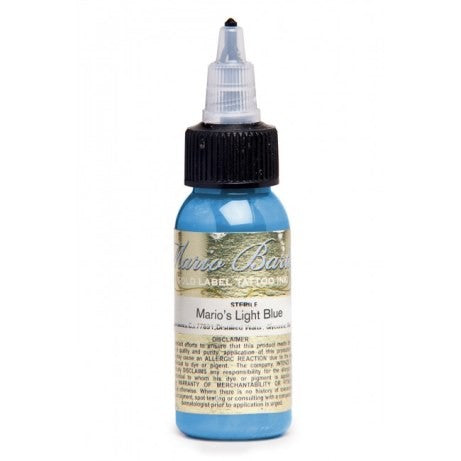 Mario's Light Blue Sterile - Intenze Tattoo Ink - Mario Barth Gold Label