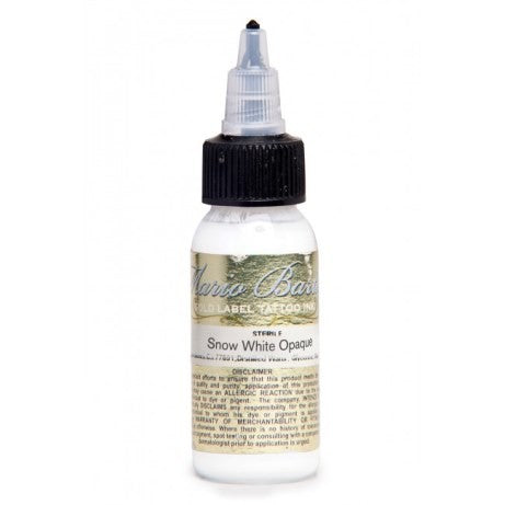 Snow White Opaque Sterile - Intenze Tattoo Ink - Mario Barth Gold Label