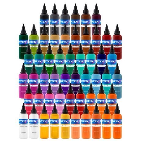 54 Color Set - Intenze Tattoo Inks