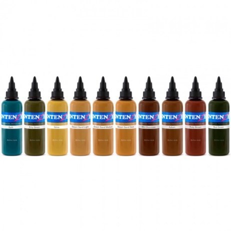 Earth Tones Set - Intenze Tattoo Ink