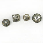 Internally Threaded "Hand Pierced" Sterling Silver Series Threaded Ends