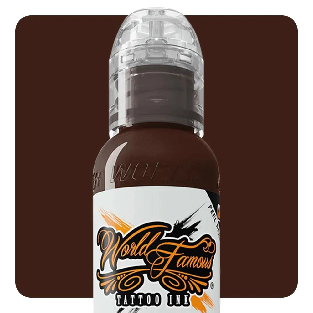 World Famous Tattoo Ink - Jay Freestyle Watercolor Ink - Dark Brown