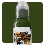World Famous Tattoo Ink - Jay Freestyle Watercolor Ink - Olive Green