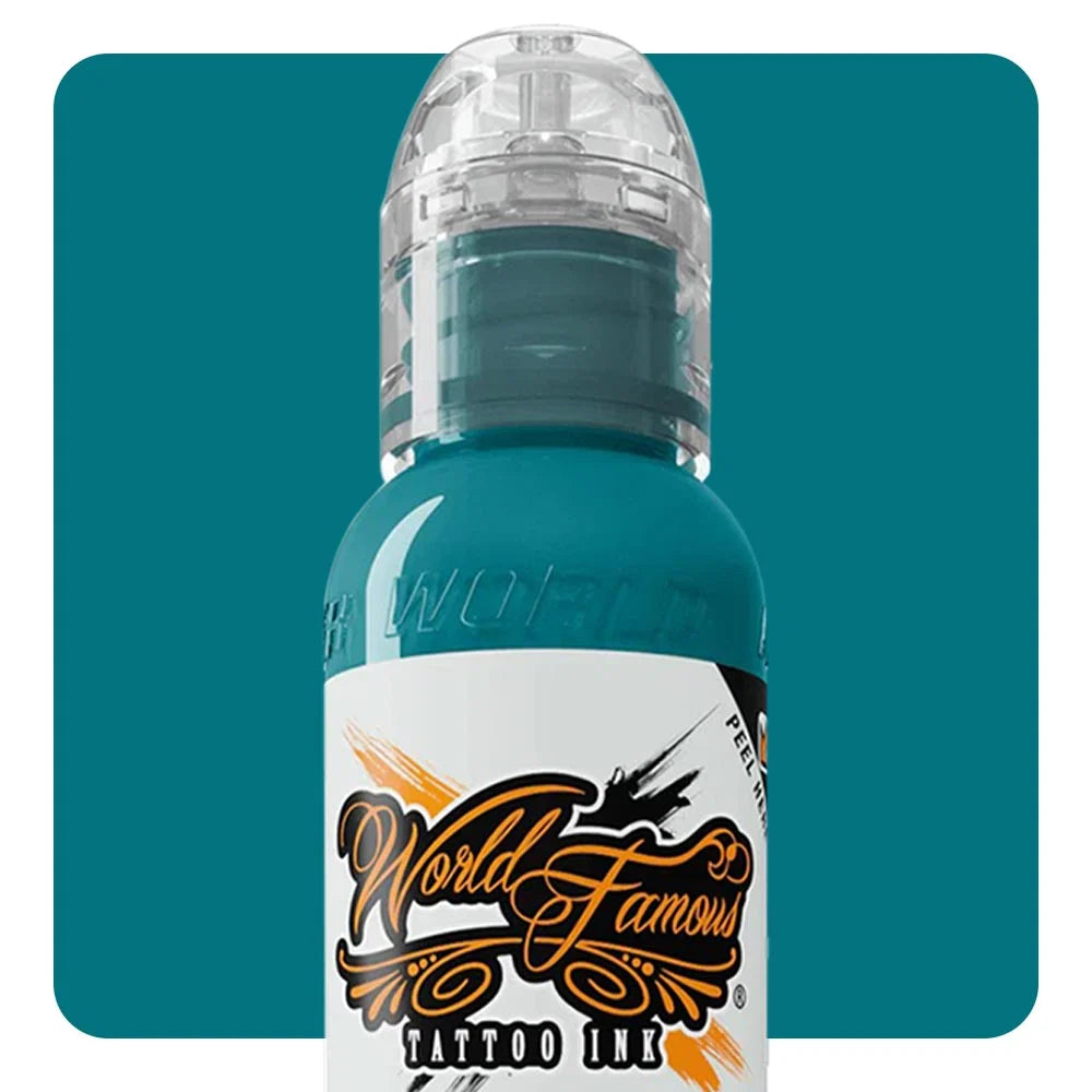 World Famous Tattoo Ink - Jay Freestyle Watercolor Ink - Turquoise