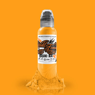 World Famous Tattoo Ink - Jay Freestyle Watercolor Ink - Yellow Ochre