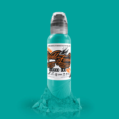 World Famous Tattoo Ink - Jay Freestyle Watercolor Ink - Turquoise