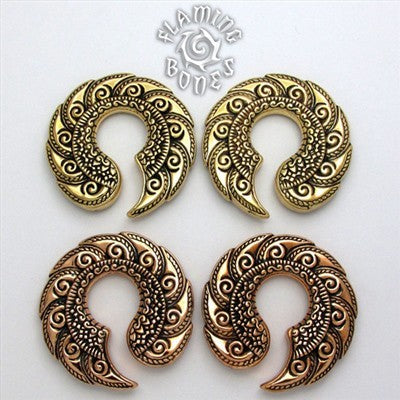 5/8" Jayavar Ear Weights in Brass or Bronze