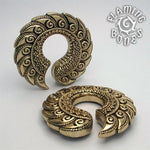 5/8" Jayavar Ear Weights in Brass or Bronze