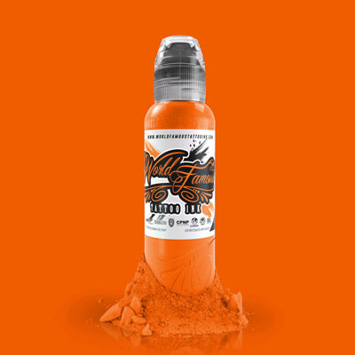 World Famous Tattoo Ink - Master Mike Asian Tattoo - Koi Orange