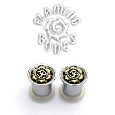 Lotus OM Rubber Eyelet Insert - Brass