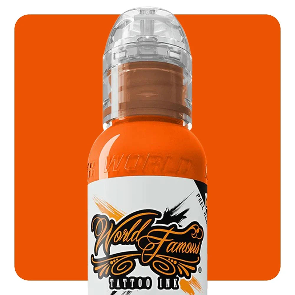 World Famous Tattoo Ink - Master Mike Asian Tattoo - Koi Orange