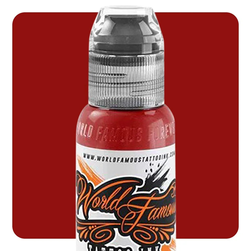 World Famous Tattoo Ink - Master Mike Asian Tattoo - Master Mike Red