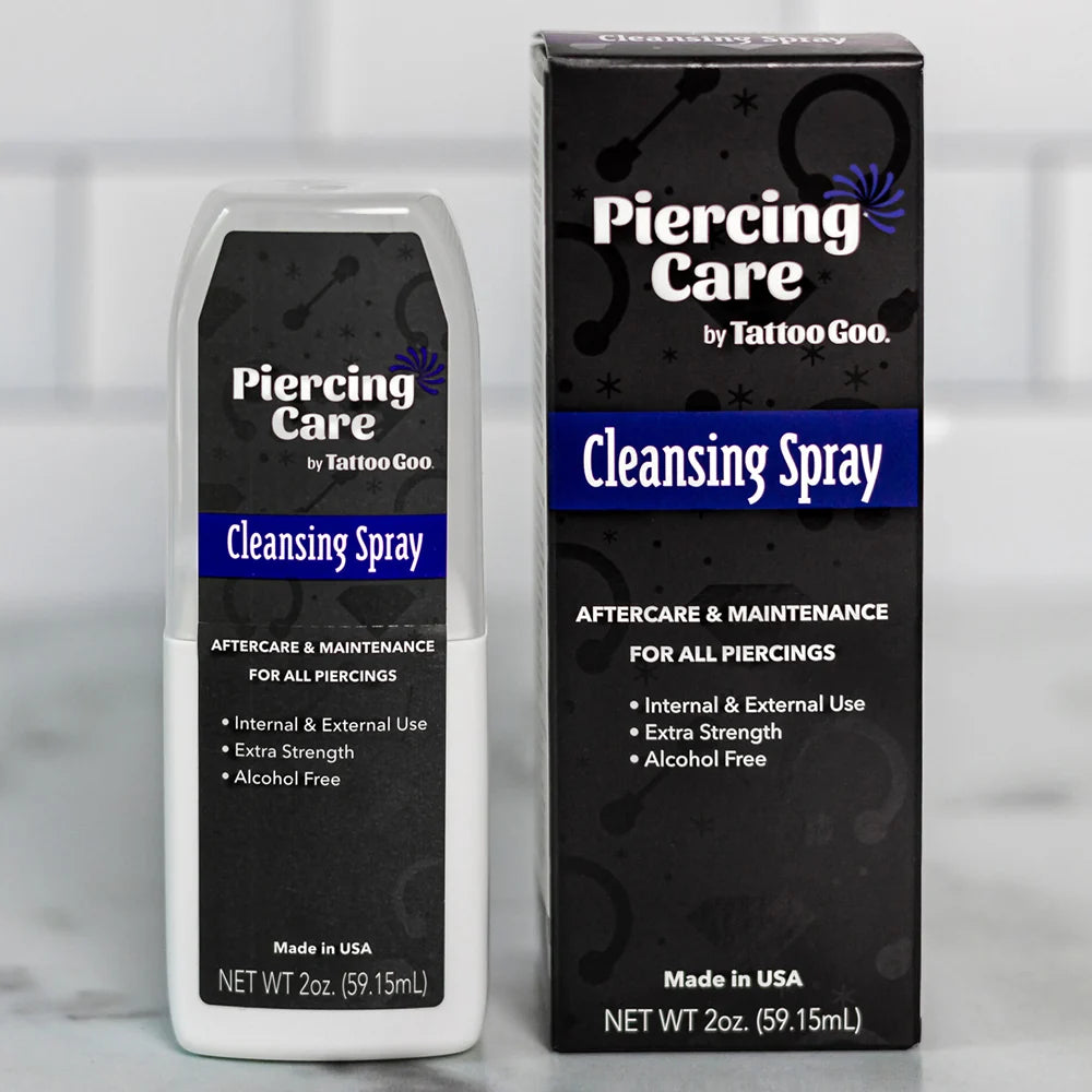 Piercing Care Cleansing Spray by Tattoo Goo - 2oz Bottles