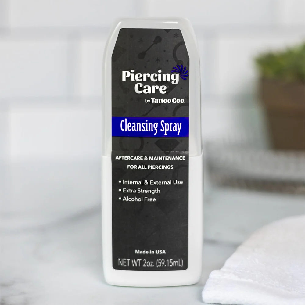 Piercing Care Cleansing Spray by Tattoo Goo - 2oz Bottles