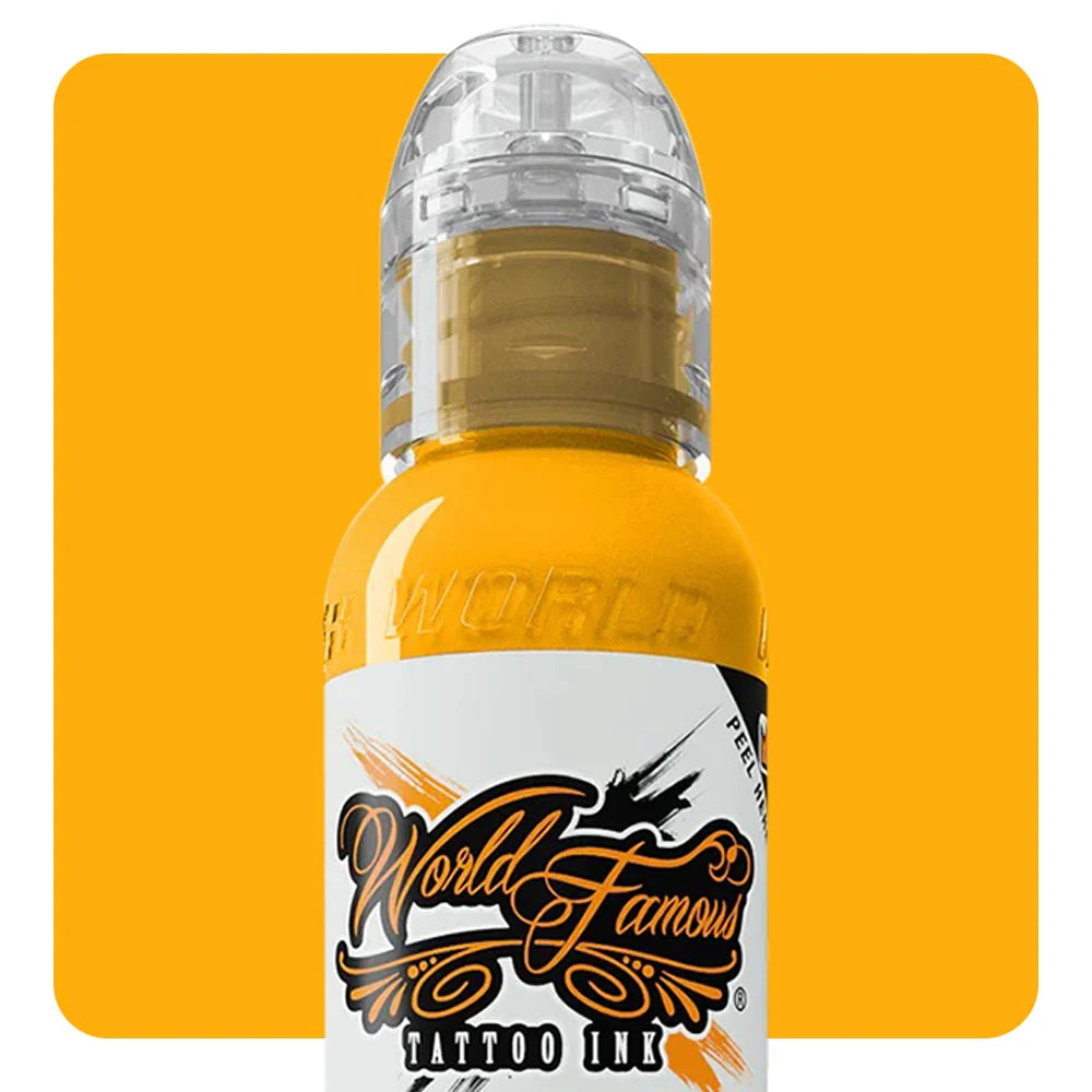 World Famous Tattoo Ink - Michaelangelo Yellow