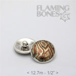 Mokume-Gane Captive Element - Dome - in Sterling Silver