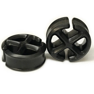 Negative Space Plugs in Black Dogwood - PBDNS2