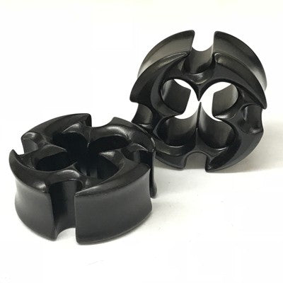 Negative Space Plugs in Black Dogwood - PBDNS6A