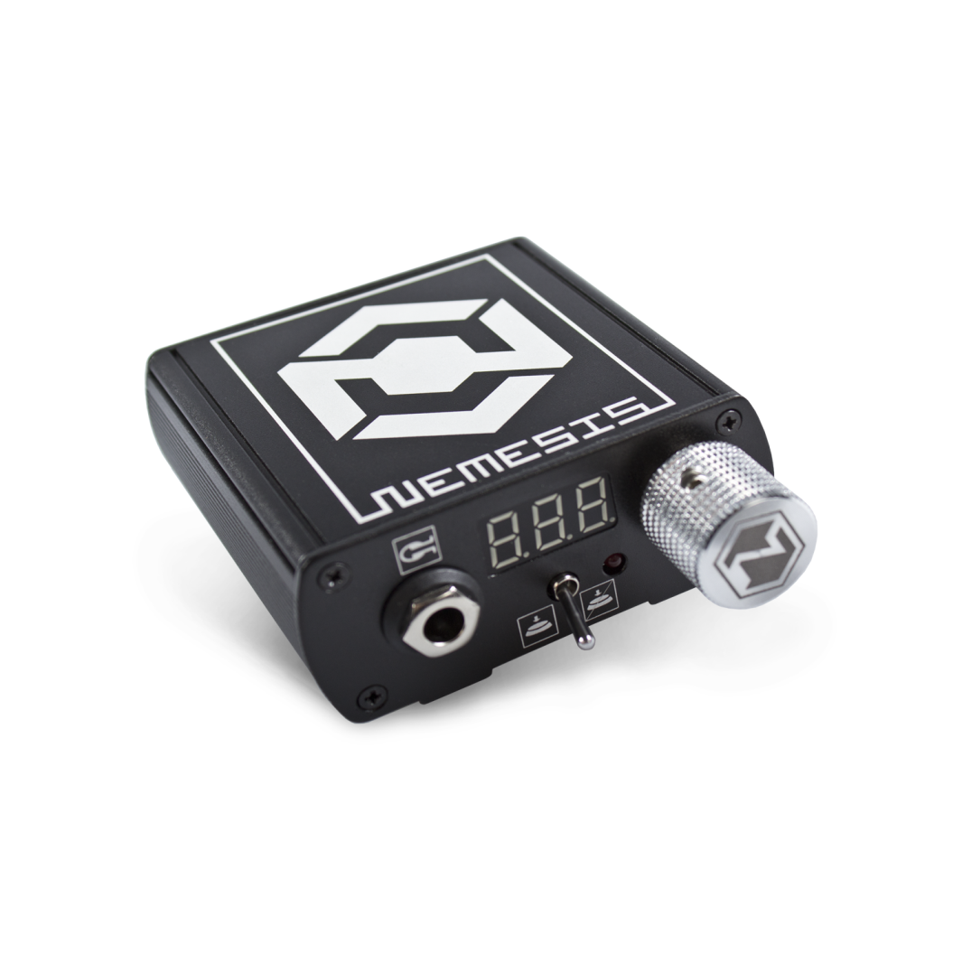 Nemesis Professional Tattoo Power Supply in Black by Kwadron