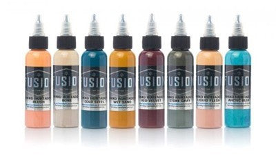 Nikko Hurtado 8-Color Palette Signature Set - Fusion Tattoo Ink