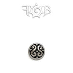 Nouveau 1 - 14g Threaded Ends - Sterling Silver