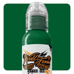 World Famous Tattoo Ink - Oleg Shepelenko Realism Color Ink - Deep Green