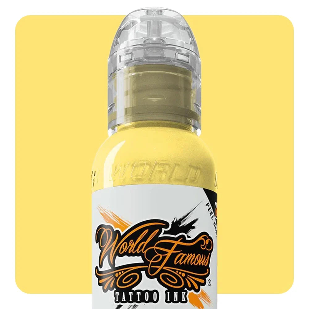 World Famous Tattoo Ink - Oleg Shepelenko Realism Color Ink - Soft Yellow
