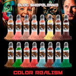 World Famous Tattoo Ink - Oleg Shepelenko Realism Color - 16 Bottles