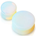 Opalite Opalescent Stone Saddle Flared Plug