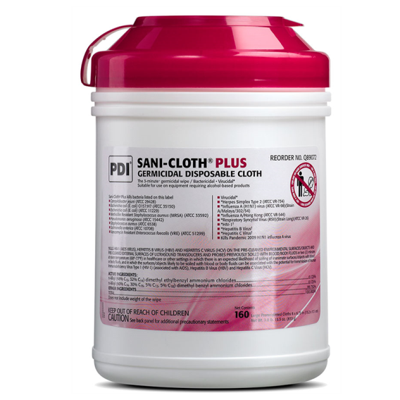 PDI Sani-Cloth Plus - Red Top - Low Alcohol Content