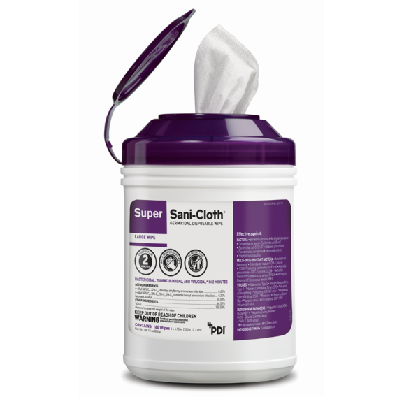 PDI Super Sani-Cloth - Purple Top - High Alcohol Content
