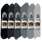 World Famous Tattoo Ink Set - Mono Chromatic Set