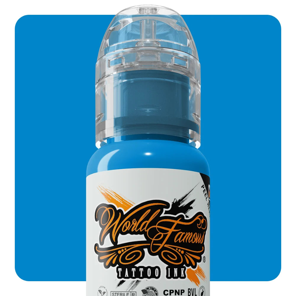 World Famous Tattoo Ink — 1/2oz Simple 7-Color Ink Set