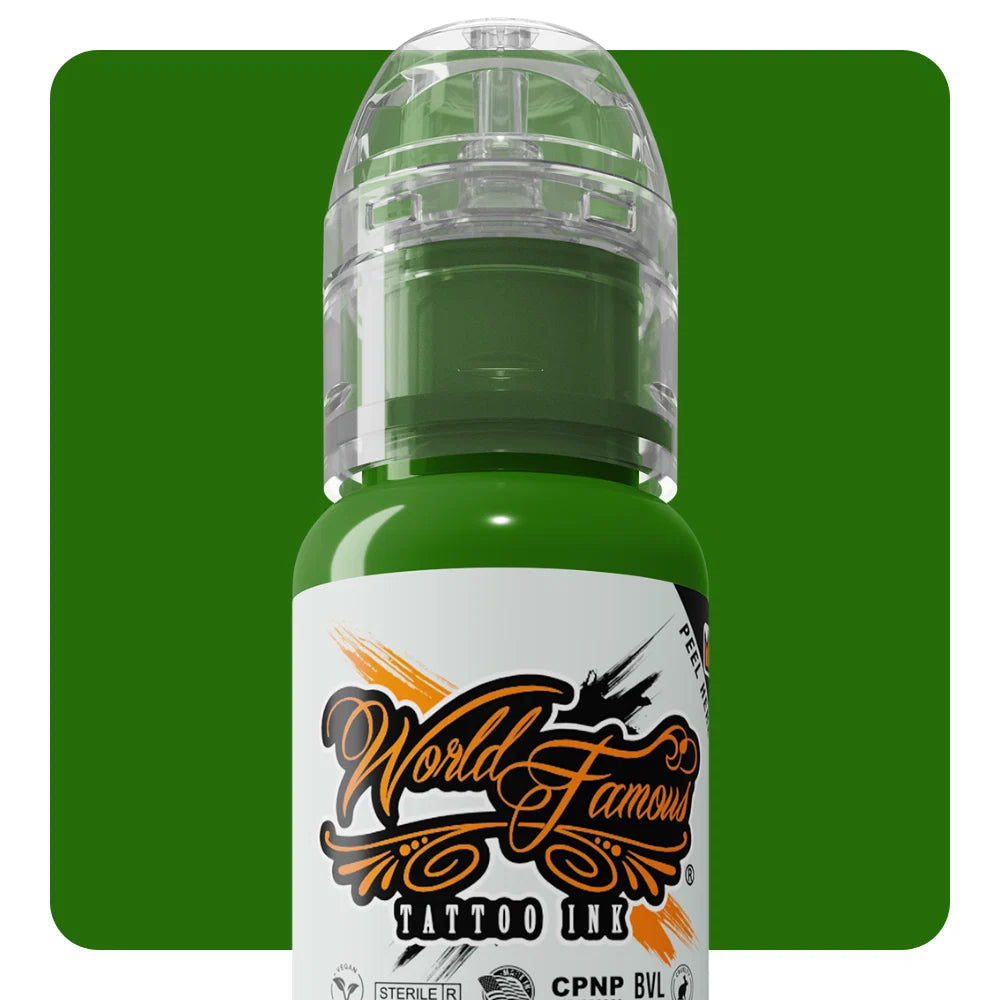 World Famous Tattoo Ink — 1/2oz Simple 7-Color Ink Set