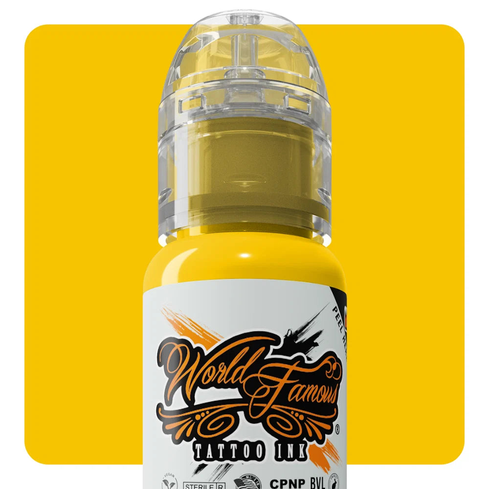 World Famous Tattoo Ink — 1/2oz Simple 7-Color Ink Set