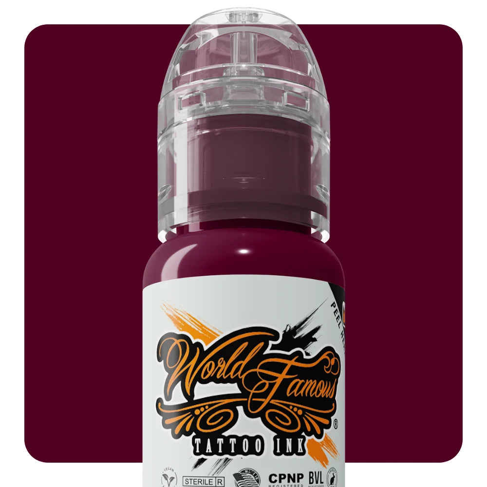 World Famous Tattoo Ink — 1/2oz Simple 7-Color Ink Set