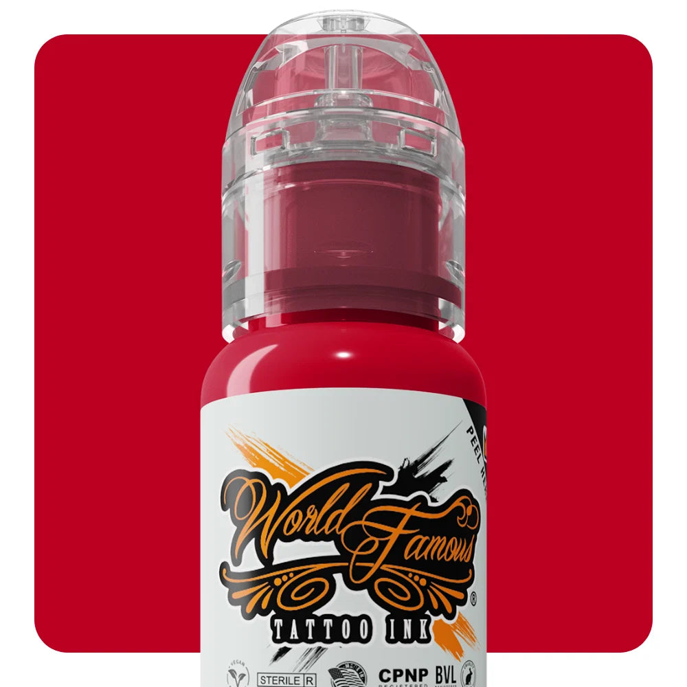 World Famous Tattoo Ink — 1/2oz Simple 7-Color Ink Set