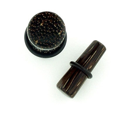 Palm Wood Long Tapered Plugs