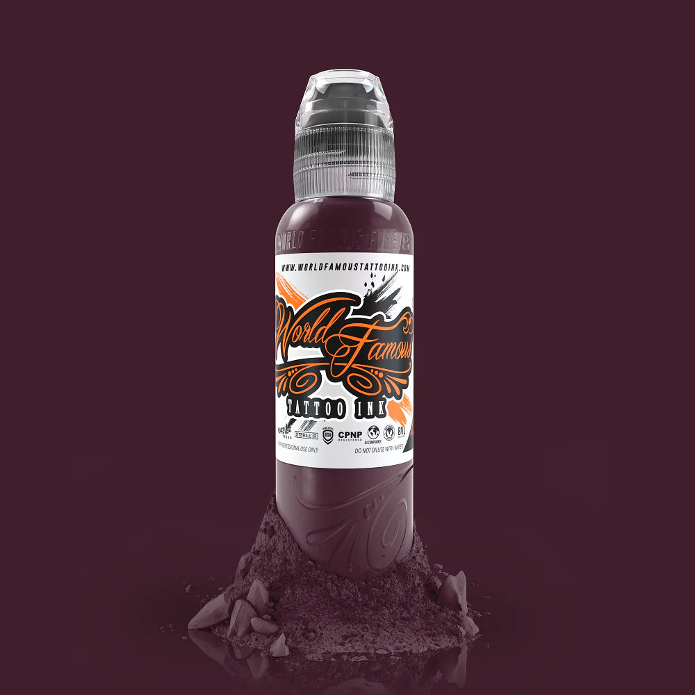 World Famous Tattoo Ink - A.D. Pancho 16 Bottle Pro-Team Color Ink Set - 1oz