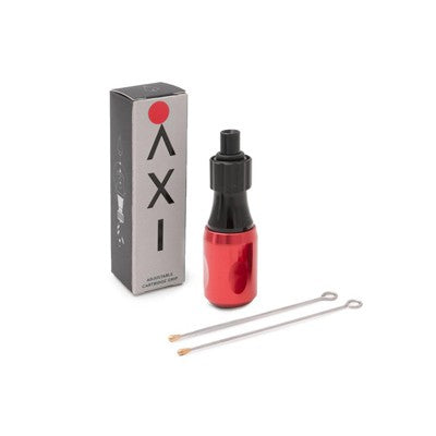 Peak Axi Aluminum 1 Inch (25mm) Cartridge Grip in Red