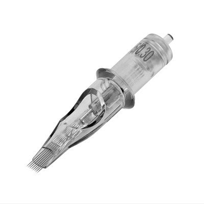 Peak Needles - Quartz - Box of 20 ROUND LINER Cartridge Tattoo Needles with Membrane