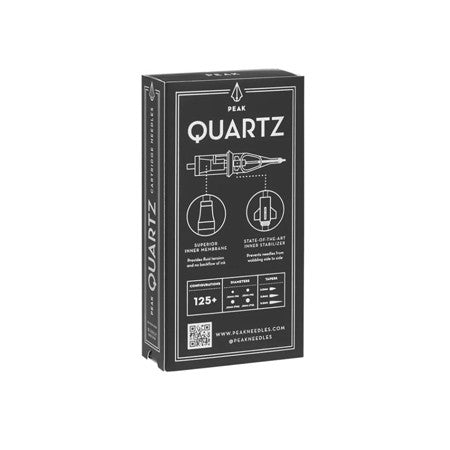 Peak Needles - Quartz - Box of 20 WHIPSHADING Cartridge Tattoo Needles with Membrane