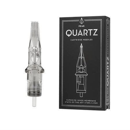 Peak Needles - Quartz - Box of 20 WHIPSHADING Cartridge Tattoo Needles with Membrane