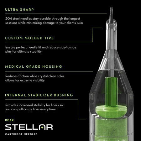 Peak Stellar Needle Cartridges - Box of 20