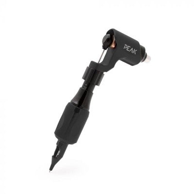 Peak Tanza Rotary Tattoo Machine and Axi Grip Set in Black