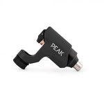 Peak Tanza Rotary Tattoo Machine and Axi Grip Set in Black
